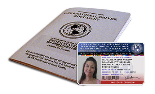 The lnternational Driving Permit of IDL Servivces Inc.
